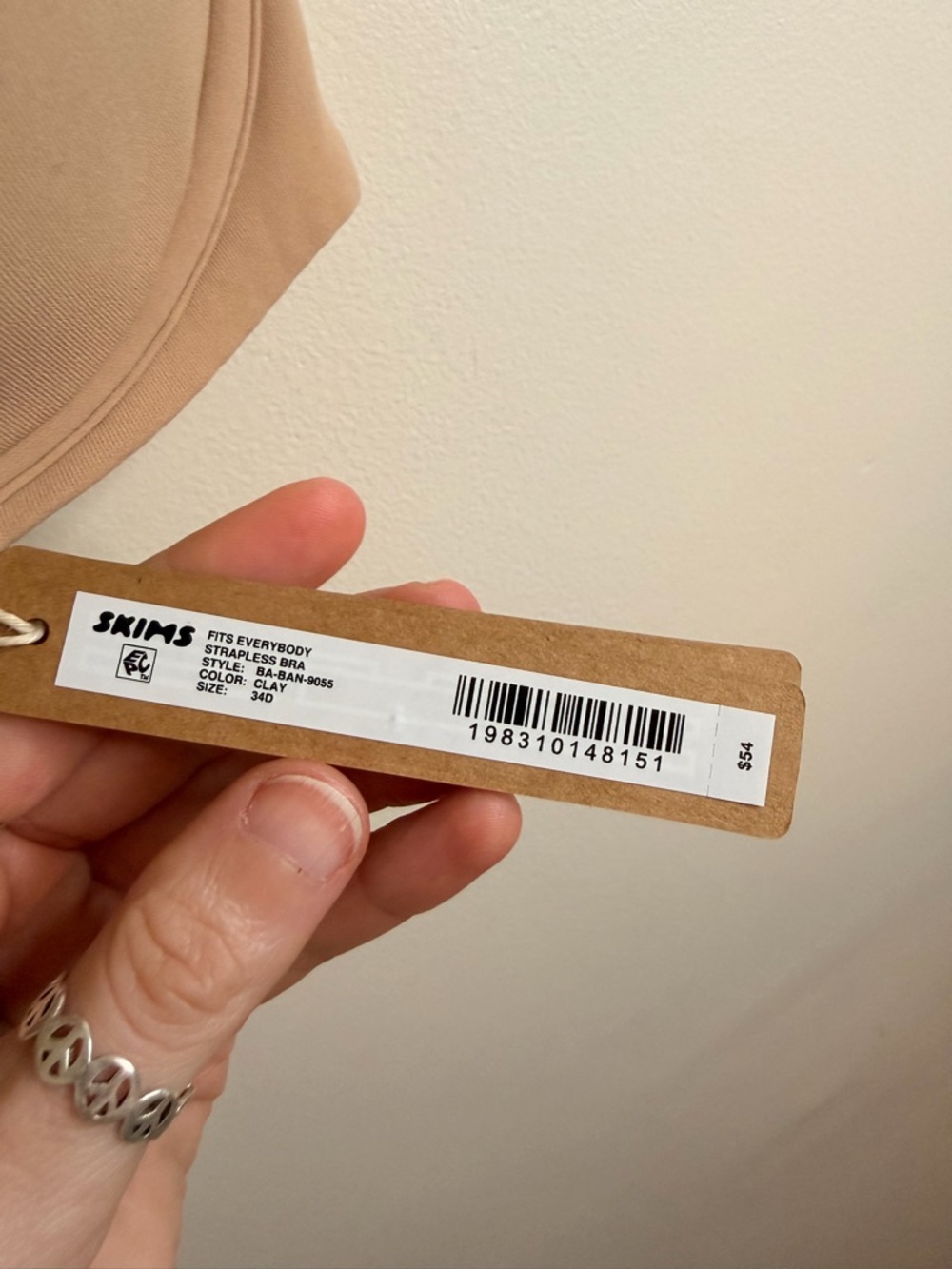SKIMS Beige Strapless Bra - Picture 2 of 7
